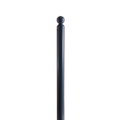 Ornamental bollard | Series 466B | � 60 mm | foldable, self-engaging lockto be fixed by plugswith base plate 100 x 150 mm | with triangular locking mechanism acc. with DIN 3223 | without eyelet